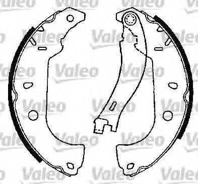 Комплект гальмівних колодок VALEO 554801