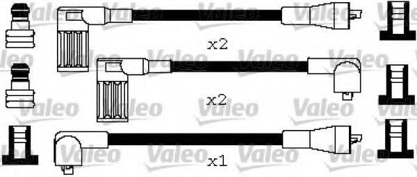 VALEO 346616 Комплект дротів запалення
