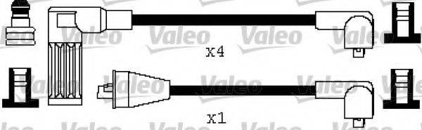 VALEO 346502 Комплект дротів запалення