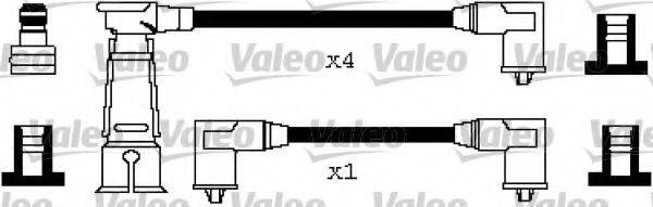 VALEO 346265 Комплект дротів запалення
