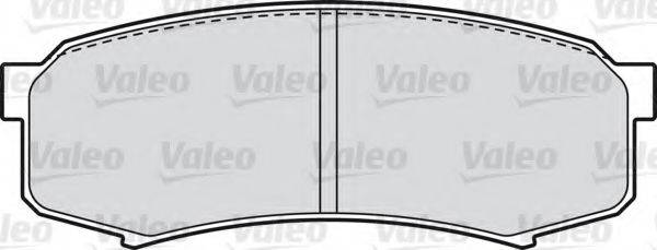 Комплект гальмівних колодок, дискове гальмо VALEO 598777