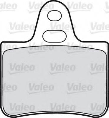 Комплект гальмівних колодок, дискове гальмо VALEO 540029