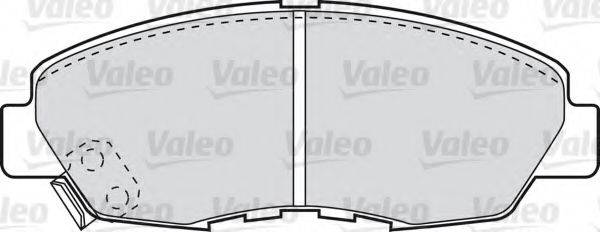 Комплект гальмівних колодок, дискове гальмо VALEO 598788