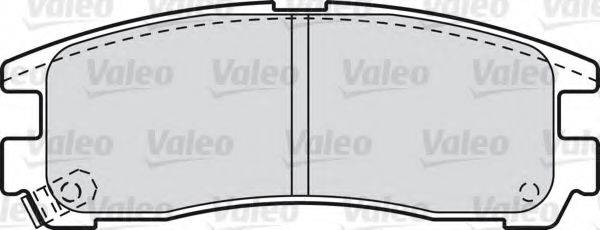 VALEO 598834 Комплект гальмівних колодок, дискове гальмо