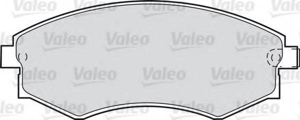 Комплект гальмівних колодок, дискове гальмо VALEO 551779