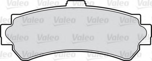Комплект гальмівних колодок, дискове гальмо VALEO 598449