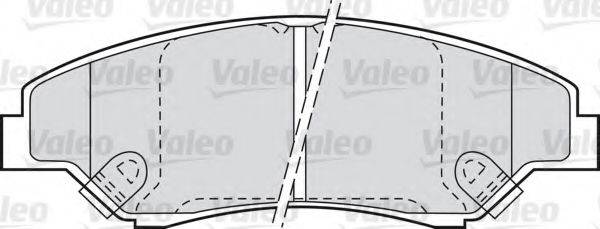 Комплект гальмівних колодок, дискове гальмо VALEO 598511