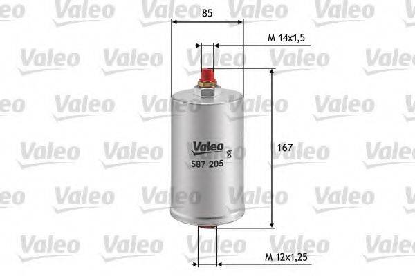 VALEO 587205 Паливний фільтр