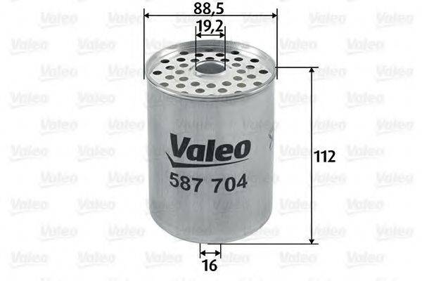 VALEO 587704 Паливний фільтр