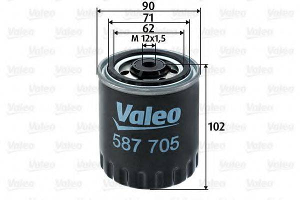 VALEO 587705 Паливний фільтр