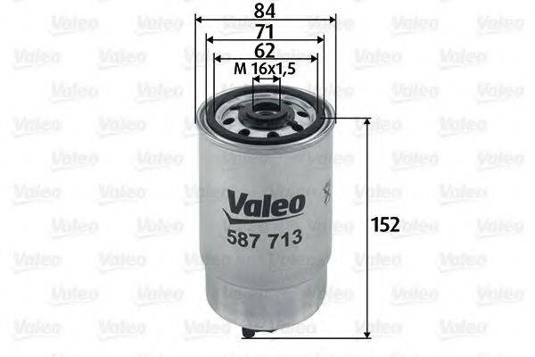VALEO 587713 Паливний фільтр