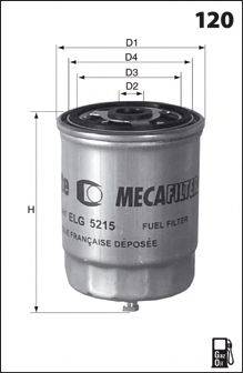 MECAFILTER ELG5306 Паливний фільтр