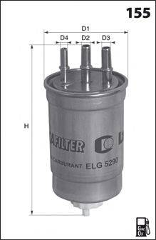 Паливний фільтр MECAFILTER ELG5328
