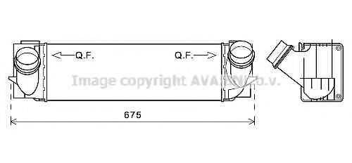 Інтеркулер AVA QUALITY COOLING BW4457