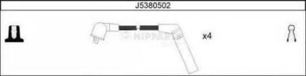 Комплект дротів запалення NIPPARTS J5380502