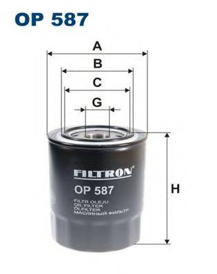 Масляний фільтр FILTRON OP587