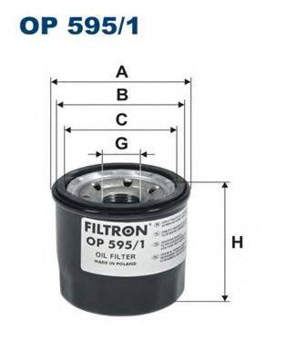 Масляний фільтр FILTRON OP595/1