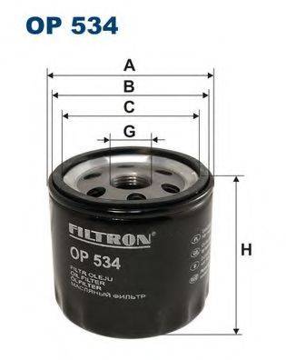 Масляний фільтр FILTRON OP534