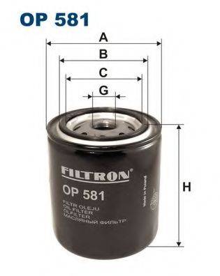 Масляний фільтр FILTRON OP581
