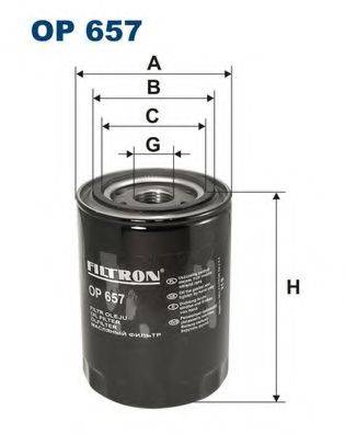 Масляний фільтр FILTRON OP657