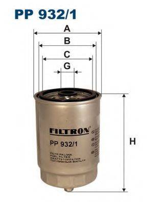 Паливний фільтр FILTRON PP932/1