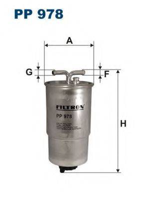 Паливний фільтр FILTRON PP978