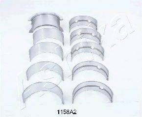 Комплект підшипників колінчастого валу. ASHIKA 86-1158A2