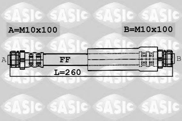Гальмівний шланг SASIC 6606009