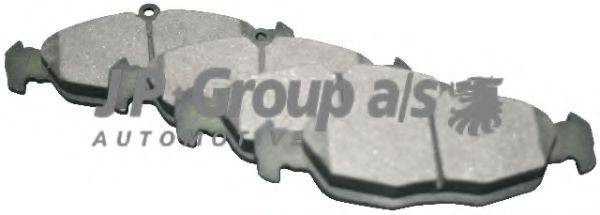 Комплект гальмівних колодок, дискове гальмо JP GROUP 1263600810