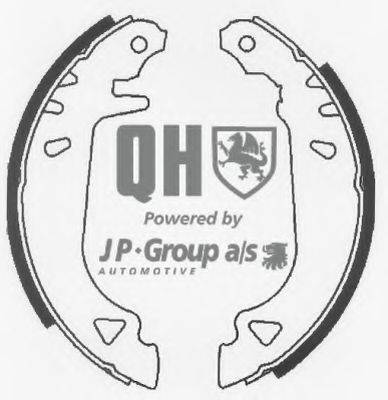 Комплект гальмівних колодок JP GROUP 3363901219