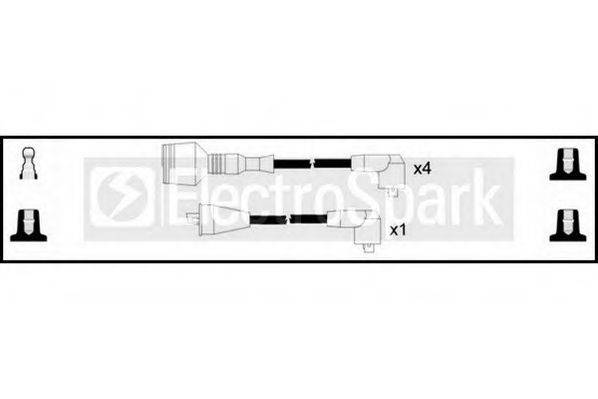 Комплект дротів запалення STANDARD OEK041