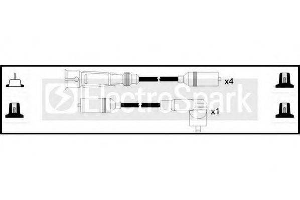 Комплект дротів запалення STANDARD OEK592