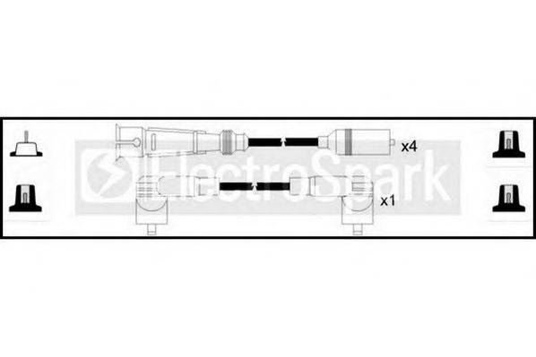 Комплект дротів запалення STANDARD OEK600