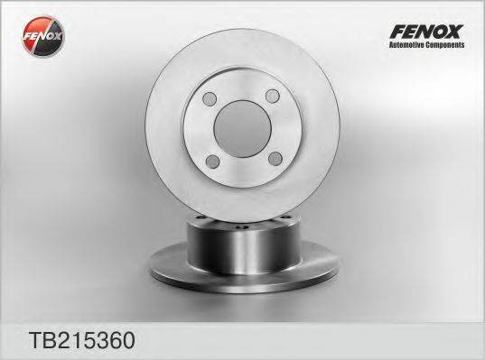 FENOX TB215360 гальмівний диск