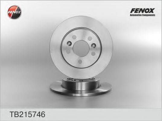 FENOX TB215746 гальмівний диск