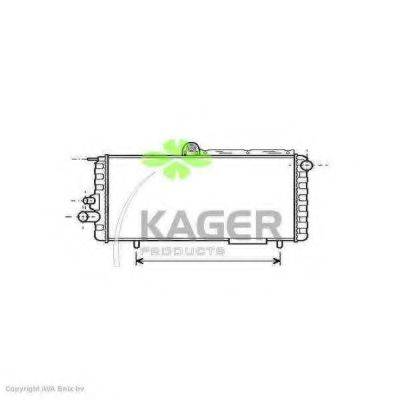 Радіатор, охолодження двигуна KAGER 31-0049