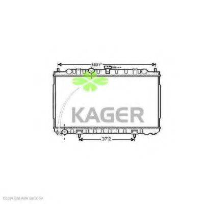 Радіатор, охолодження двигуна KAGER 31-3579