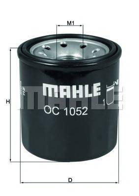 Масляний фільтр MAHLE ORIGINAL OC 1052