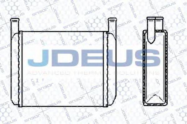 Теплообмінник, опалення салону JDEUS 200V01