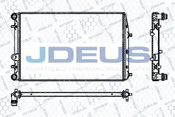 JDEUS RA0250110 Радіатор, охолодження двигуна