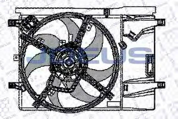Вентилятор, охолодження двигуна JDEUS EV11M680