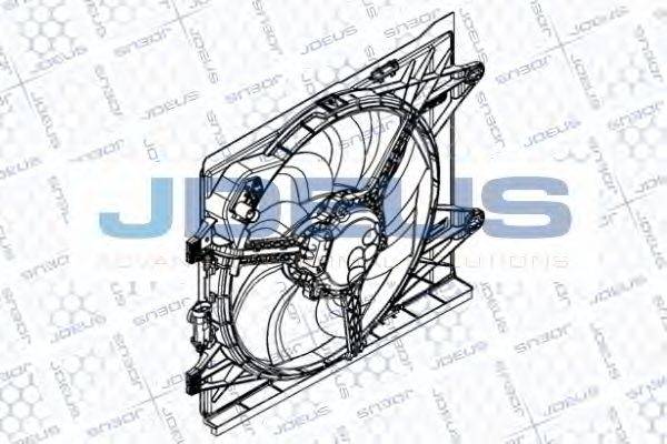 Вентилятор, охолодження двигуна JDEUS EV8C0310