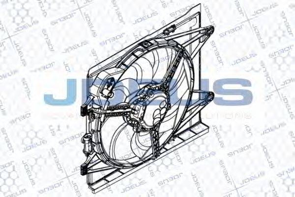 Вентилятор, охолодження двигуна JDEUS EV8B0210