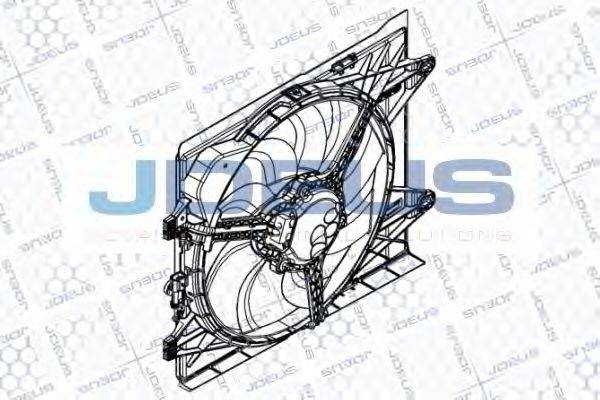 Вентилятор, охолодження двигуна JDEUS EV8B0500