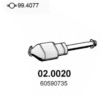 Каталізатор ASSO 02.0020