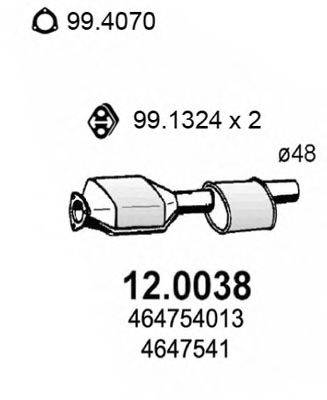 Каталізатор ASSO 12.0038