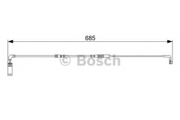BOSCH 1987473003 Сигналізатор, знос гальмівних колодок