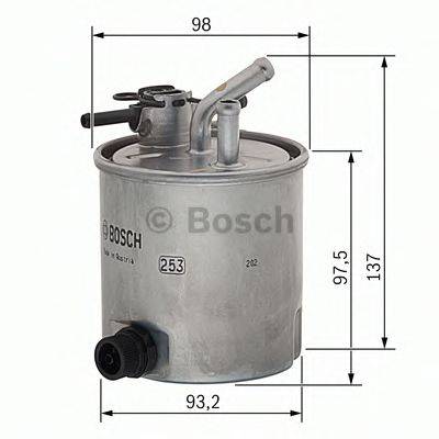 BOSCH F026402059 Паливний фільтр