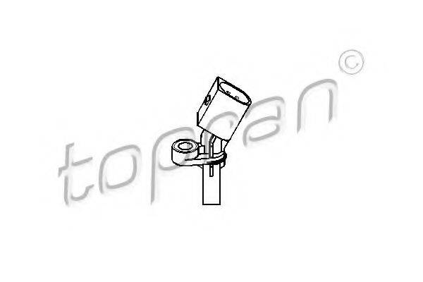 TOPRAN 110607 Датчик, частота обертання колеса
