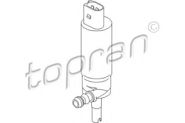 Водяний насос, система очищення фар TOPRAN 110 472
